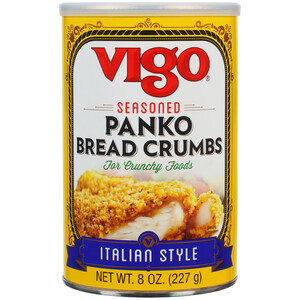 First image Vigo 8 oz Seasoned Panko Bread Crumbs