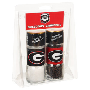 Left three-quarter view Vigo 4.17 oz University of Georgia&reg; Bulldogs&reg; Grinder Set