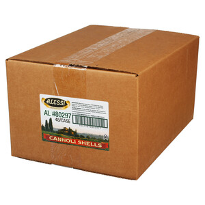 Right three-quarter view of Alessi 32 oz Large Cannoli Shells