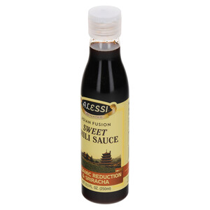 Right three-quarter view of Alessi 8.5 fl. oz Sweet Chili Sauce Balsamic Vinegar