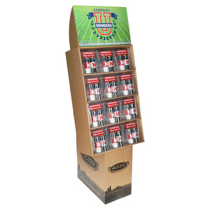 Collegiate 4.17 oz Nebraska® Salt & Pepper Grinder Display