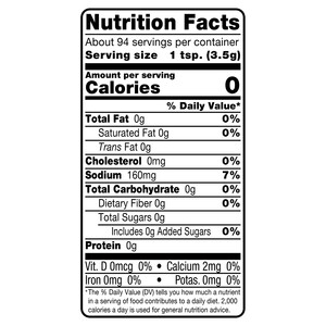 Nutrition facts Vigo 16 fl. oz Capers Nonpareilles