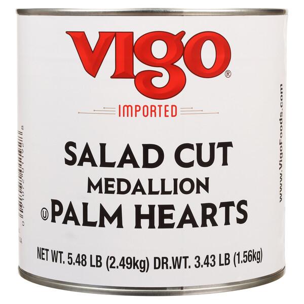 First image Vigo 3.43 lbs Hearts of Palm Medallions