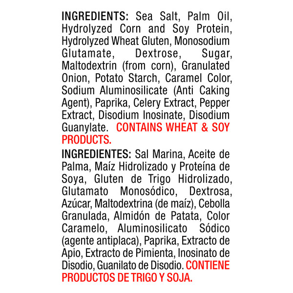 Ingredients Vigo 5 lbs Beef Flavored Soup Base
