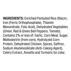 Ingredients Vigo 2 lbs Vigo Loso Yellow Rice