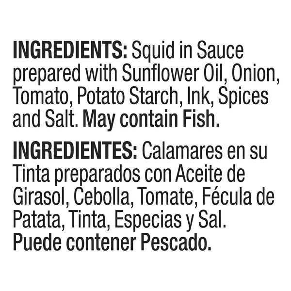 Vigo 4 oz Calamares in Ink Sauce
