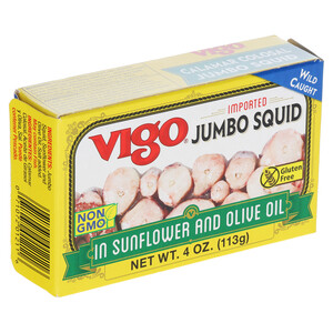 Vigo 4 oz Jumbo Squid in Oil
