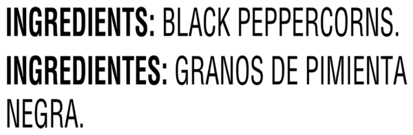 Trade East 2.2 oz Black Pepper Grinder