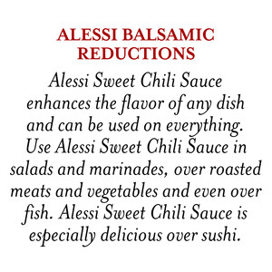Instructions Alessi 8.5 fl. oz Sweet Chili Sauce Balsamic Vinegar