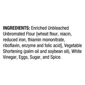 Ingredients Alessi 4 oz Large Cannoli Shells