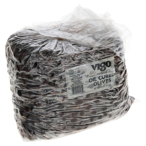 Left three-quarter view  10 lbs Oil Cured Olives