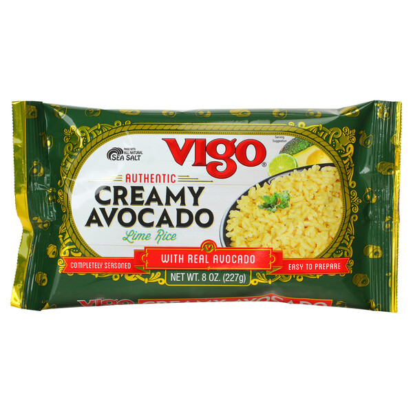 First image Vigo 8 oz Creamy Avocado Lime Rice