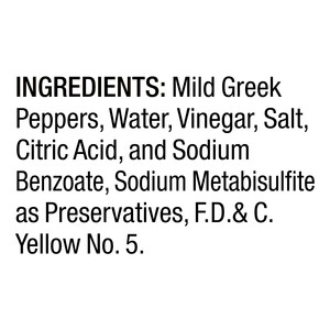 Vigo 16 fl. oz Greek Peppers
