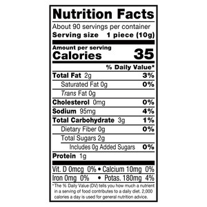 Nutrition facts Vigo 32 fl. oz Sun Dried Tomatoes in Oil