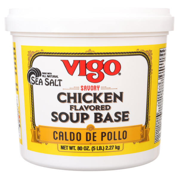First image Vigo 5 lbs Chicken Flavored Soup Base