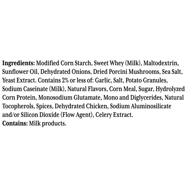 Ingredients Alessi 4 oz Porcini Mushroom Soup
