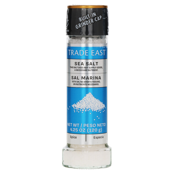 First image Trade East 4.25 oz Sea Salt Grinder