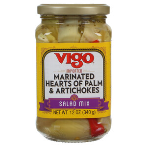 First image Vigo 12 oz Marinated Hearts of Palm & Artichokes