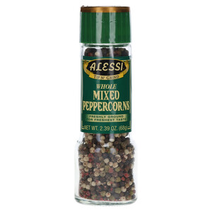 First image Alessi 2.39 oz Whole Mixed Peppercorns Grinder