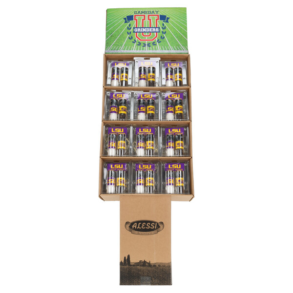 Collegiate 4.17 oz LSU® Salt & Pepper Grinder Display