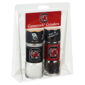 Left three-quarter view Vigo 4.17 oz University of South Carolina&reg; Gamecocks&reg; Grinder Set