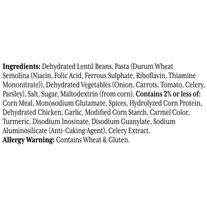 Ingredients Alessi 6 oz Sicilian Lentil Soup
