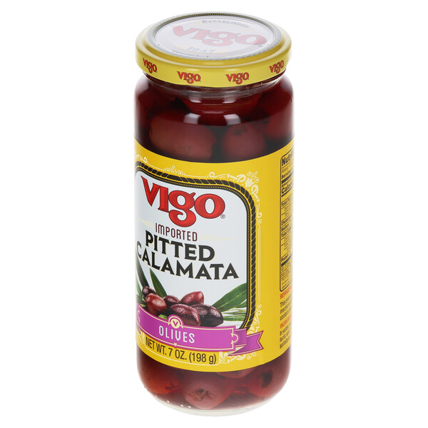 Vigo 7 oz Vigo Pitted Calamata Olives