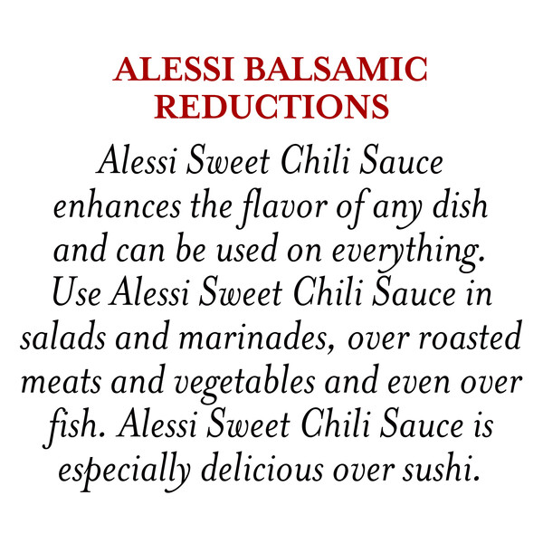 Instructions Alessi 8.5 fl. oz Sweet Chili Sauce Balsamic Vinegar