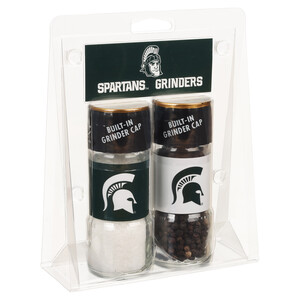 Left three-quarter view Vigo 4.17 oz Michigan State University&reg; Spartans&trade; Grinder Set