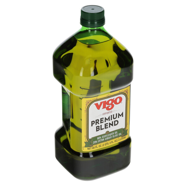 Vigo 68 fl. oz Premium Blend Sunflower80/20 Extra Virgin Olive Oil