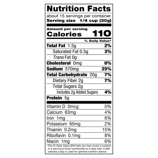 Nutrition facts Vigo 16 oz Seasoned Italian Style Bread Crumbs