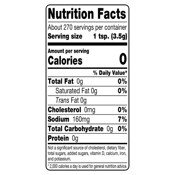 Nutrition facts Vigo 32 fl. oz Capers