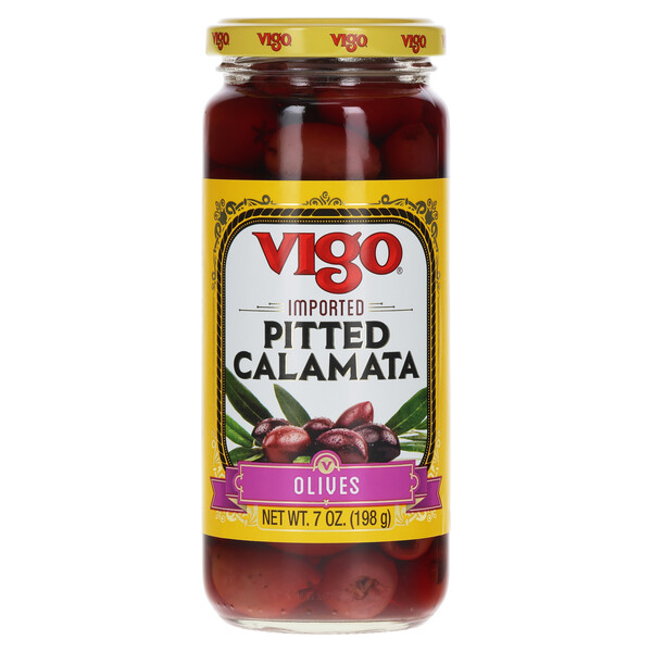 Vigo 7 oz Vigo Pitted Calamata Olives