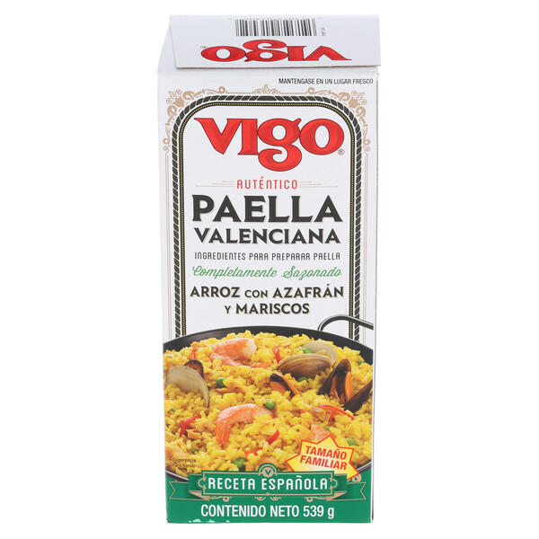 Back and top Vigo 19 oz Paella Valenciana