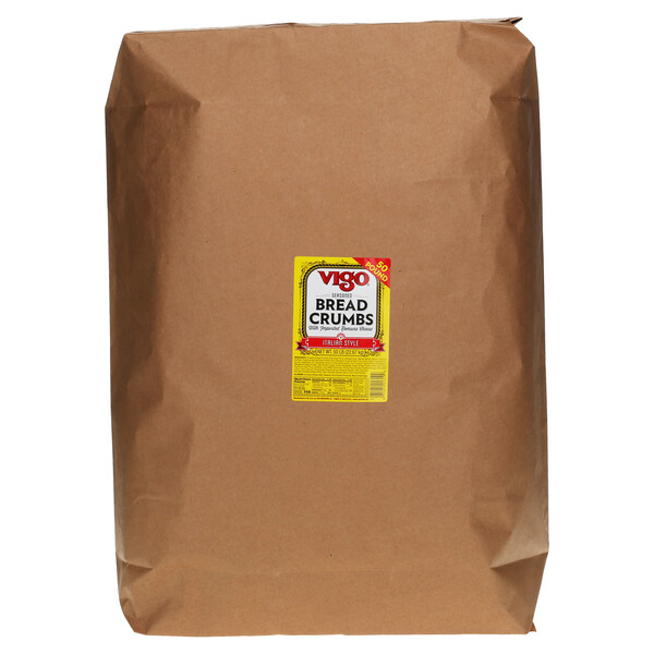 First image Vigo 50 lbs Seasoned Italian Style Bread Crumbs