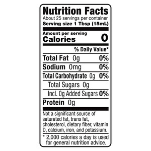 Nutrition facts Alessi 12.75 fl. oz Red Wine Vinegar