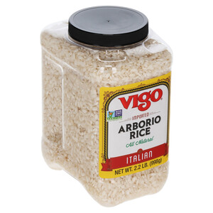 Left three-quarter view Vigo 2.2 lbs Arborio Rice