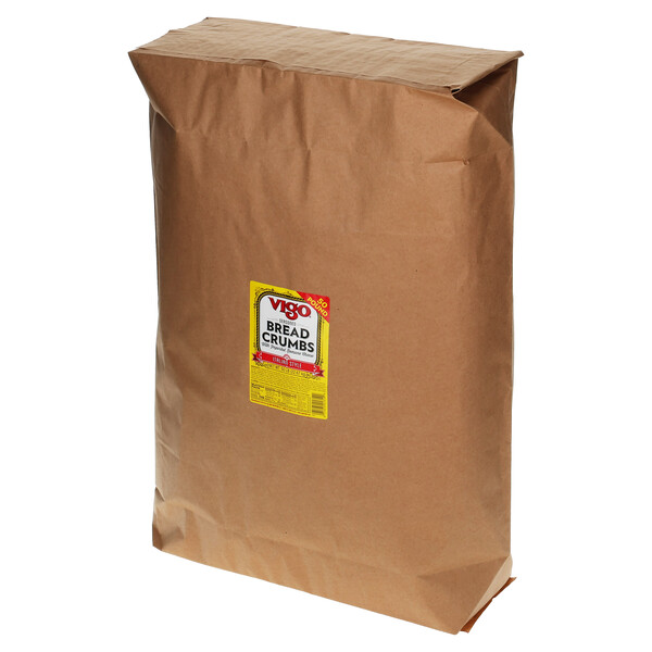 Right three-quarter view of Vigo 50 lbs Seasoned Italian Style Bread Crumbs
