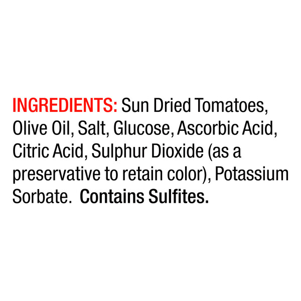 Ingredients Vigo 32 fl. oz Sun Dried Tomatoes in Oil