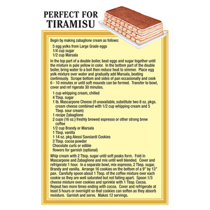 Instructions Alessi 14 oz Biscotti Savoiardi Cookies