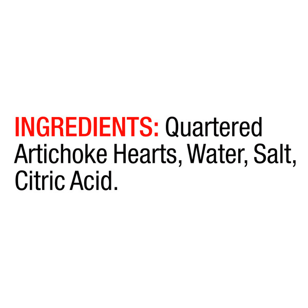 Ingredients Vigo 14 oz Quartered Artichoke Hearts