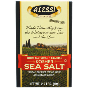 First image Alessi 2.2 lbs Kosher Sea Salt