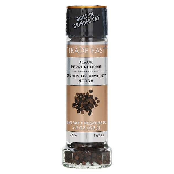 First image Trade East 2.2 oz Black Pepper Grinder