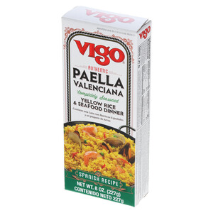Right three-quarter view of Vigo 8 oz Paella Valenciana