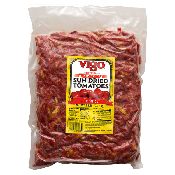 First image Vigo 5 lbs Sun Dried Tomatoes Julienne Cut