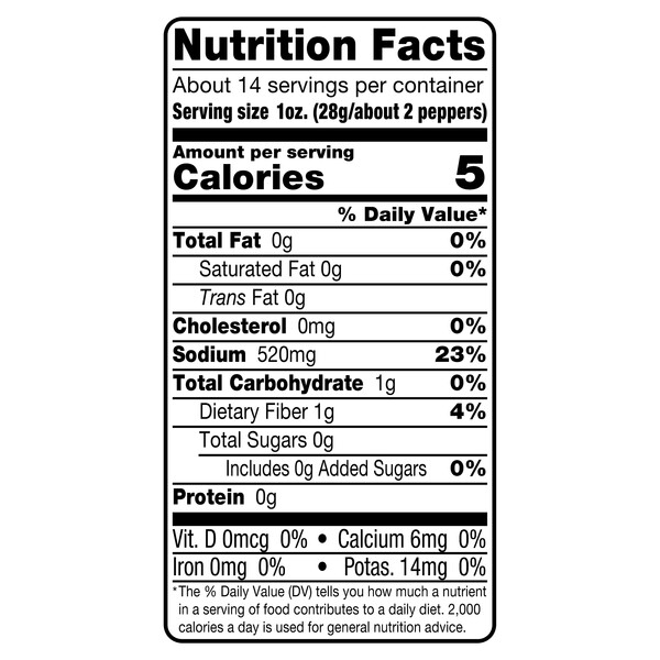 Vigo 32 fl. oz Greek Peppers