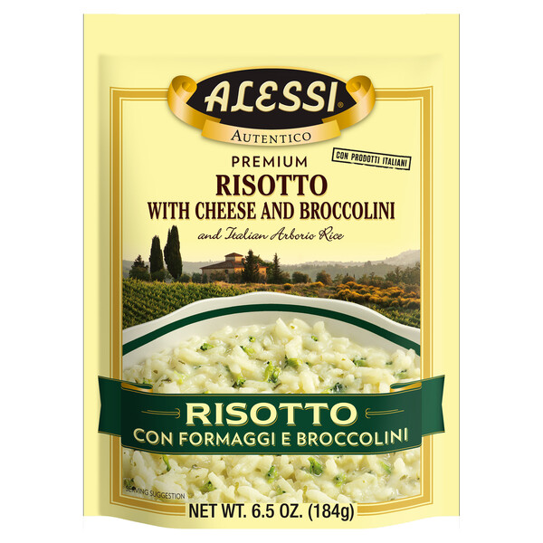 Alessi 6.5 oz Risotto with Cheese and Broccolini
