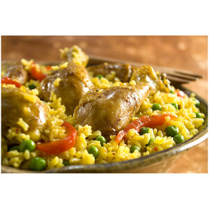 Vigo 8 oz Yellow Rice Dinner Display