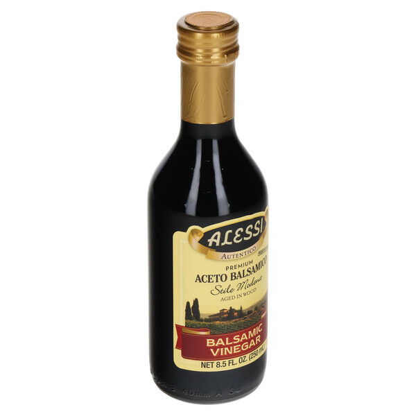 Left three-quarter view Alessi 8.5 fl. oz Balsamic Vinegar