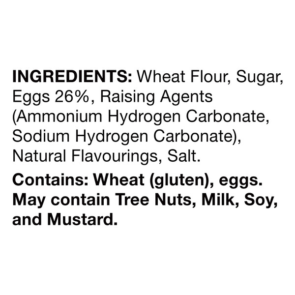 Ingredients Alessi 14 oz Biscotti Savoiardi Cookies